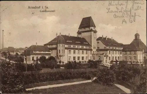 Ak Arnsdorf Sachsen, Landesanstalt