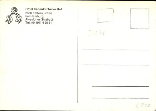 Ak Kaltenkirchen in Holstein, Hotel Kaltenkirchener Hof, Alvesloher Straße 2