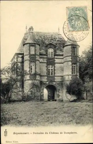 Ak Bequancourt Yvelines, Domaine du Chateau de Dampierre
