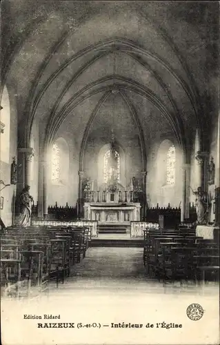 Ak Raizeux Yvelines, L'Eglise, Interieur
