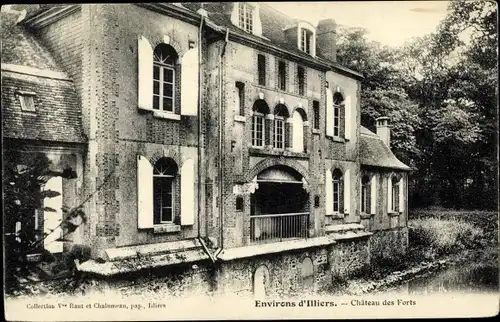 Ak Illiers Eure et Loir, Chateau des Forts