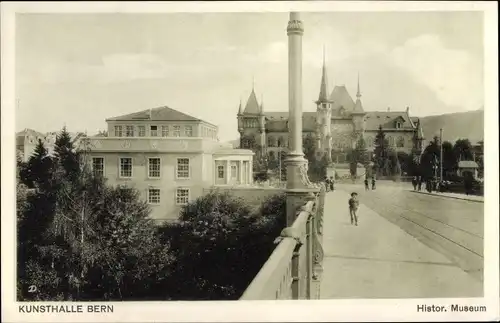 Ak Bern Stadt Schweiz, Kunsthalle, historisches Museum