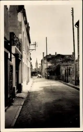 Ak Langrune sur Mer Calvados, La rue de la mer