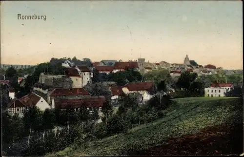 Ak Ronneburg in Thüringen, Panorama