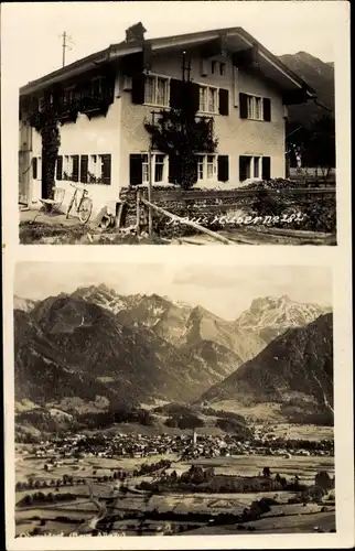 Foto Ak Oberstdorf im Oberallgäu, Panorama, Haus Kaserne 282