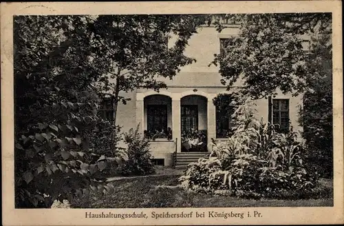 Ak Speichersdorf Kaliningrad Königsberg Ostpreußen, Haushaltungsschule