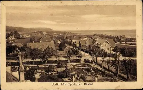 Ak Bastad Schweden, Utsikt fran Kyrktornet