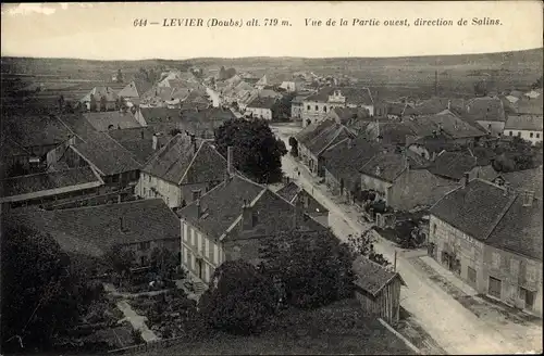 Ak Levier Doubs, Vue de la Partie ouest, direction de Salins