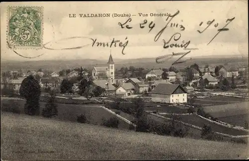 Ak Valdahon Doubs Frankreich, Vue generale