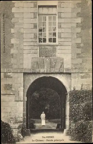 Ak Sainte Mesme Yvelines, Le Chateau, Entree Principale
