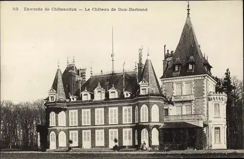 Ak Châteaudun Eure et Loir, Le Chateau de Bois Bertrand