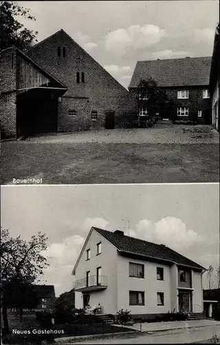 Ak Etteln Büren, Bauerpension, Bauernhof, neues Gästehaus