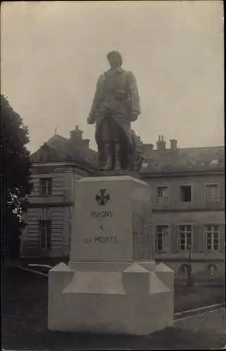 Ak Isigny sur Mer Calvados, L'Inauguration du Monument de la Ville et ses morts