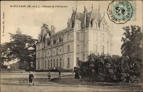 Ak Saint Sylvain Maine et Loire, Chateau de l'Escharbot