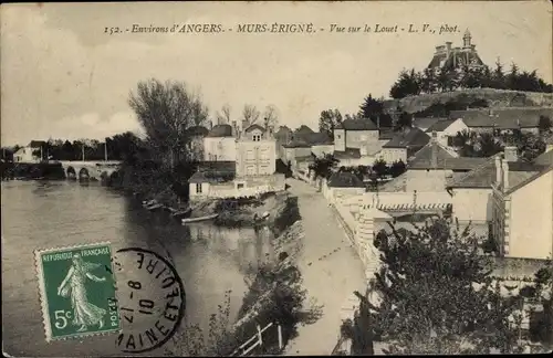 Ak Mûrs Erigné Maine et Loire, Vue sur le Louet