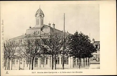 Ak L'Isle sur le Doubs, Ecole des Garcons