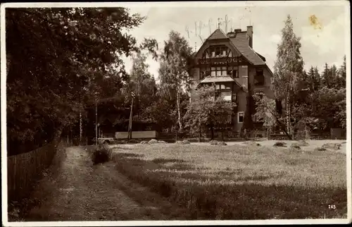 Ak Hartha Hintergersdorf Tharandt im Erzgebirge, Erholungsheim Harthaberg, Aussenansicht