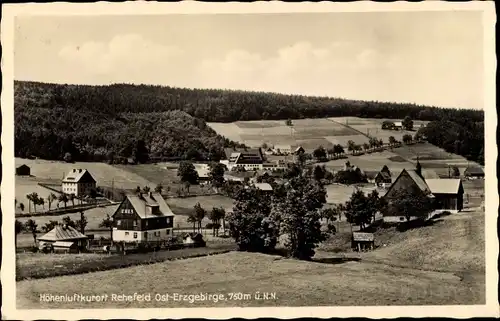 Ak Rehefeld Zaunhaus Altenberg im Erzgebirge, Häuser mit Umgebung