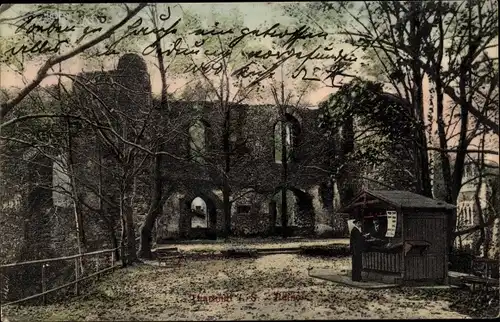 Ak Tharandt im Erzgebirge, Ruine