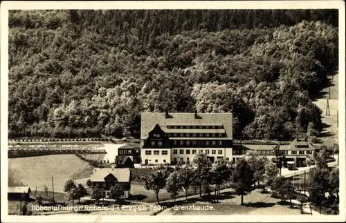 Ak Rehefeld Zaunhaus Altenberg im Erzgebirge, Grenzbaude