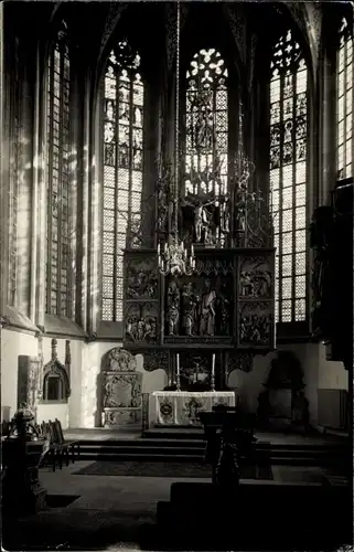 Foto Ak Rochlitz an der Mulde, Kircheninneres