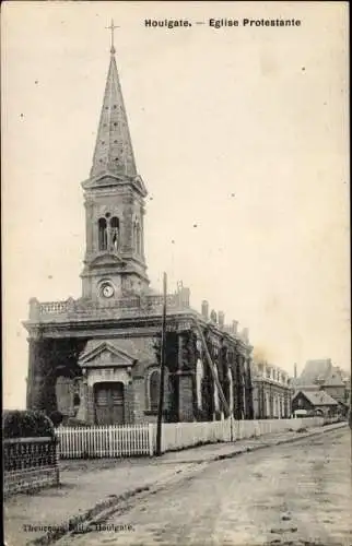 Ak Houlgate Calvados, Eglise Protestante