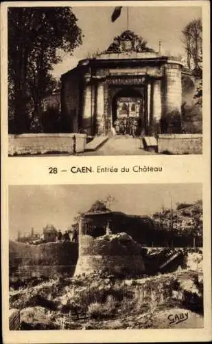 Ak Caen Calvados, Entree du Chateau