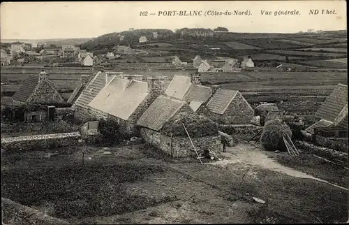 Ak Port Blanc Côtes d'Armor, Vue generale