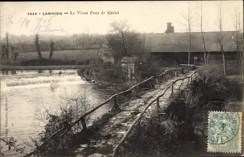 Ak Lannion Côtes d’Armor, Le Vieux Pont de Keriel