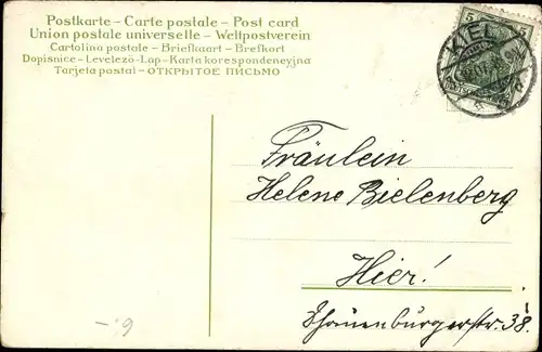 Ak Glückwunsch, Neujahr, Kalender, 1. Januar