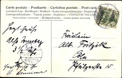 Ak Stillleben, Obst, Früchte, Wassermelone, Weintrauben, Apfel