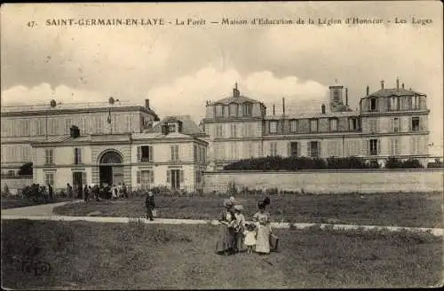Ak Saint Germain en Laye Yvelines, La Foret, Maison d'Education de la Legion d'Honneur, Les Loges
