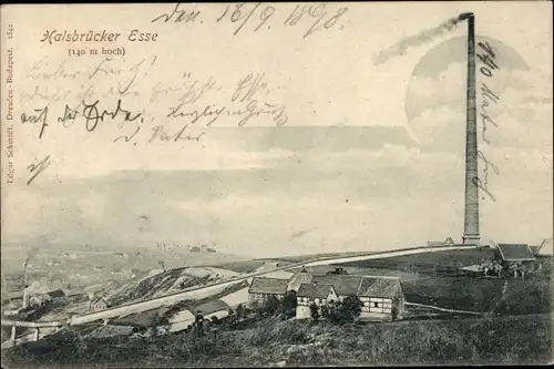 Ak Halsbrücke in Mittelsachsen, Halsbrücker Esse