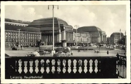 Ak Leipzig in Sachsen, Hauptbahnhof