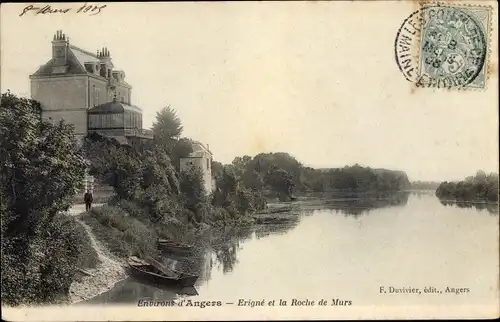 Ak Erigné Maine et Loire, La Roche du Murs