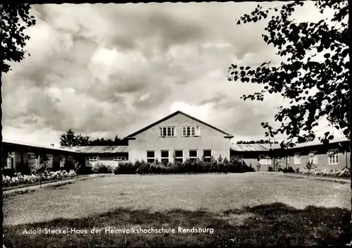 Ak Rendsburg in Schleswig Holstein, Adolf Steckel Haus