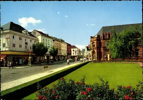 Ak Rendsburg in Schleswig Holstein, Jungfernstieg