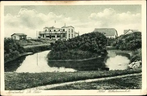 Ak Nordseebad Sankt Peter Ording, Hotel Wilhelminenhöh