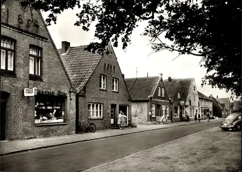 Ak Oldenswort in Nordfriesland, Straßenpartie, Handlung