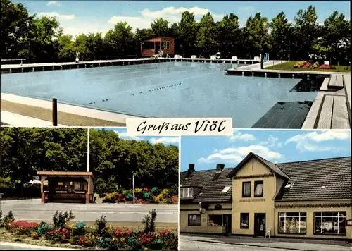 Ak Viöl in Nordfriesland, Freibad, Handlung