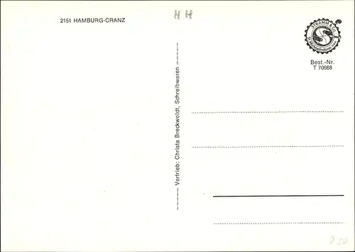 Ak Hamburg Harburg Cranz, Ortsansichten