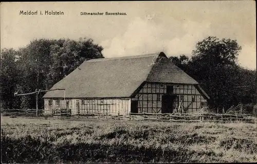Ak Meldorf in Holstein, Dithmarscher Bauernhaus