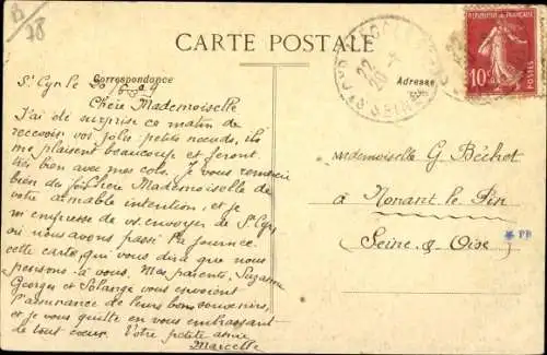 Ak Saint Cyr l'Ecole Yvelines, Vue generale