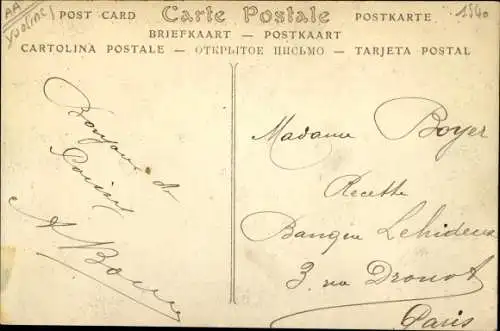 Ak Poissy Yvelines, Vue sur l'Ile Saint louis