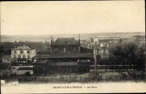 Ak Saint Cyr l'Ecole Yvelines, La Gare