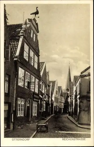 Ak Otterndorf in Niedersachsen, Reichenstraße