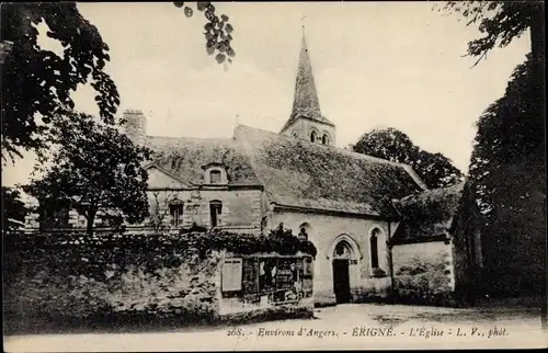 Ak Erigné Maine et Loire, L'Eglise