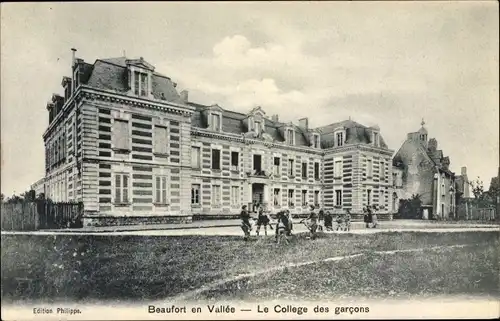 Ak Beaufort en Vallee Maine et Loire, Le College des garcons