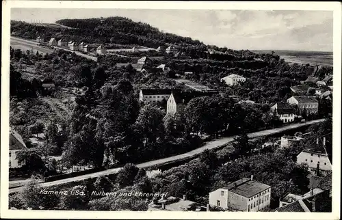 Ak Kamenz Sachsen, Ort, Hutberg, Ehrenmal