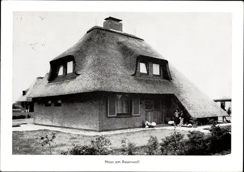 Ak Nordseebad Sankt Peter Ording, Haus am Rosenwall